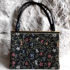 Vintage L&M Spot-Lite Exclusive Floral Purse Bag